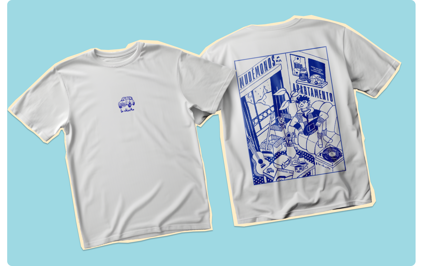 Camiseta ilustración Apartamento