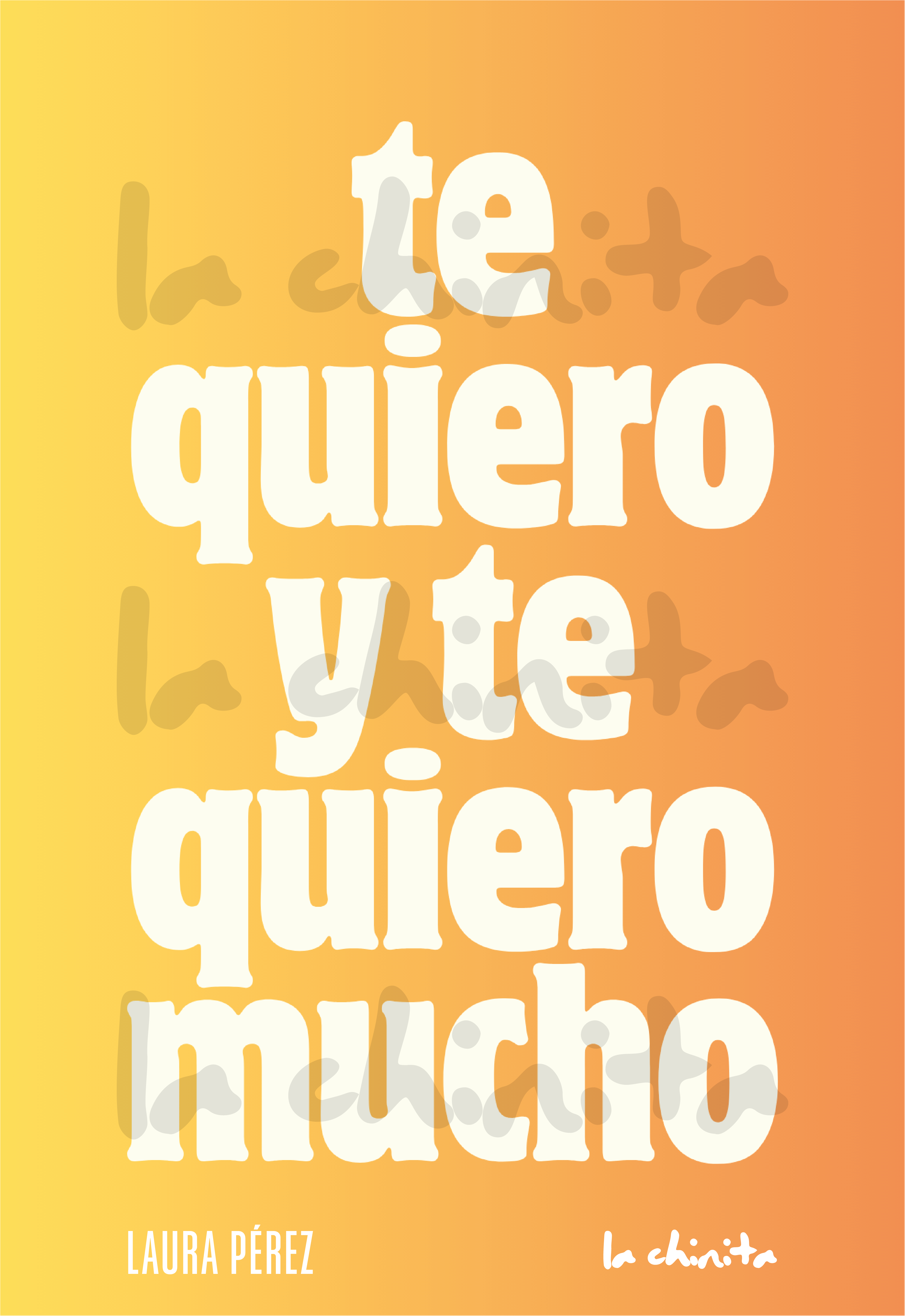 Poster Te quiero mucho