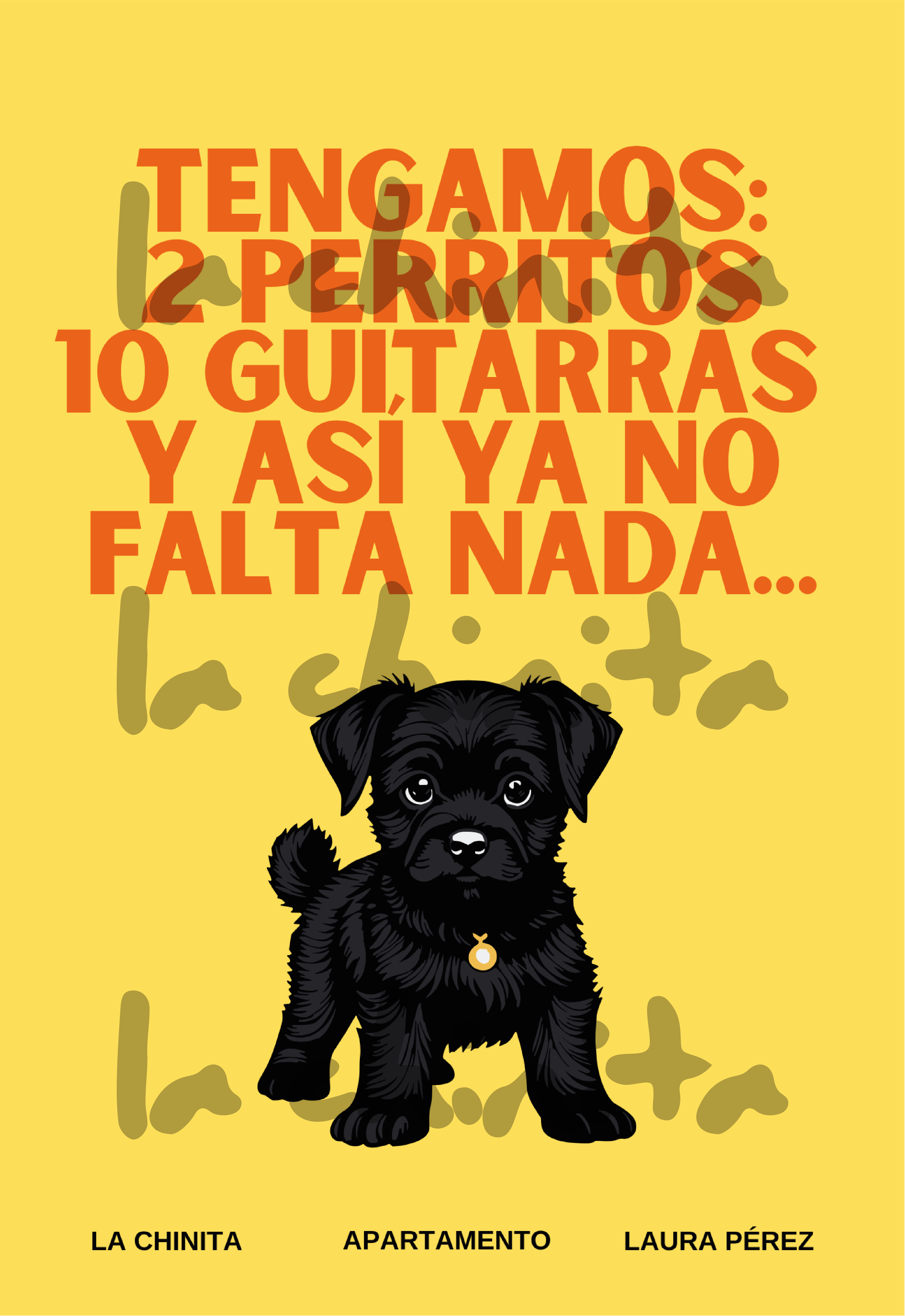 Poster Tengamos 2 perritos 10 guitarras
