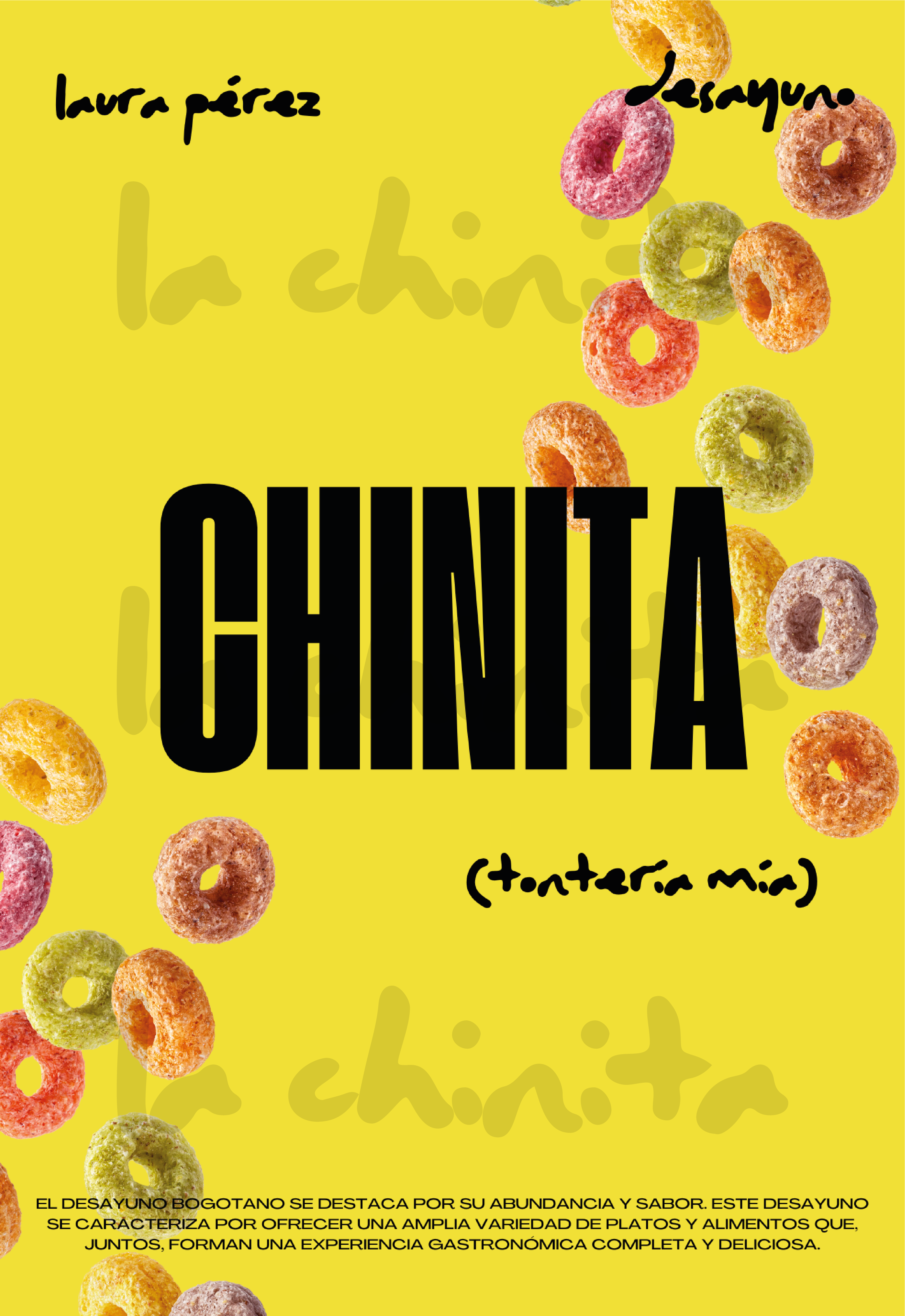 Poster La Chinita Tontería mía